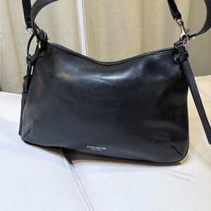 Coach Black Leather Shoulder Bag